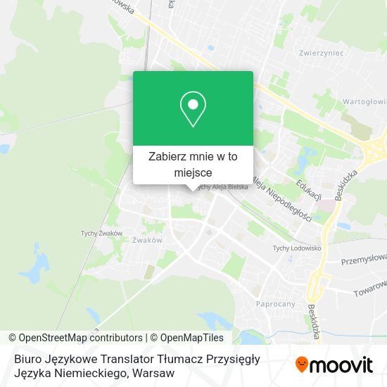 Mapa Biuro Językowe Translator Tłumacz Przysięgły Języka Niemieckiego