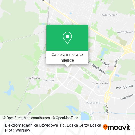 Mapa Elektromechanika Dźwigowa s.c. Loska Jerzy Loska Piotr