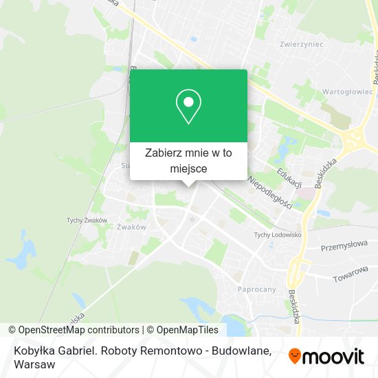 Mapa Kobyłka Gabriel. Roboty Remontowo - Budowlane