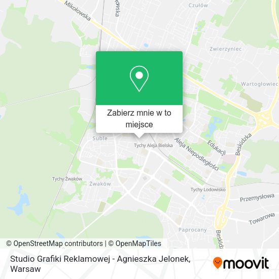 Mapa Studio Grafiki Reklamowej - Agnieszka Jelonek