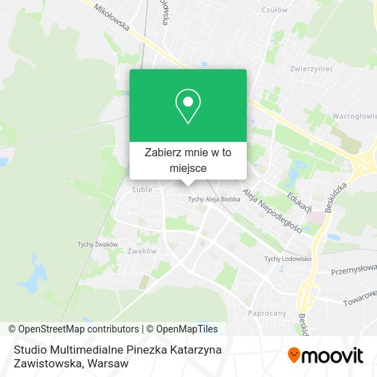 Mapa Studio Multimedialne Pinezka Katarzyna Zawistowska