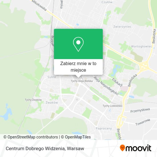 Mapa Centrum Dobrego Widzenia