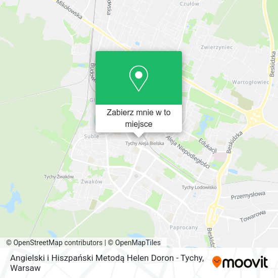 Mapa Angielski i Hiszpański Metodą Helen Doron - Tychy