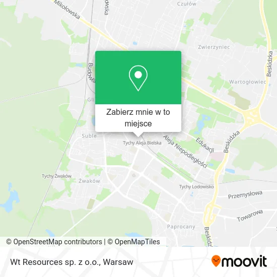 Mapa Wt Resources sp. z o.o.
