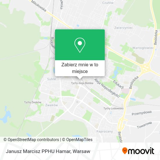 Mapa Janusz Marcisz PPHU Hamar