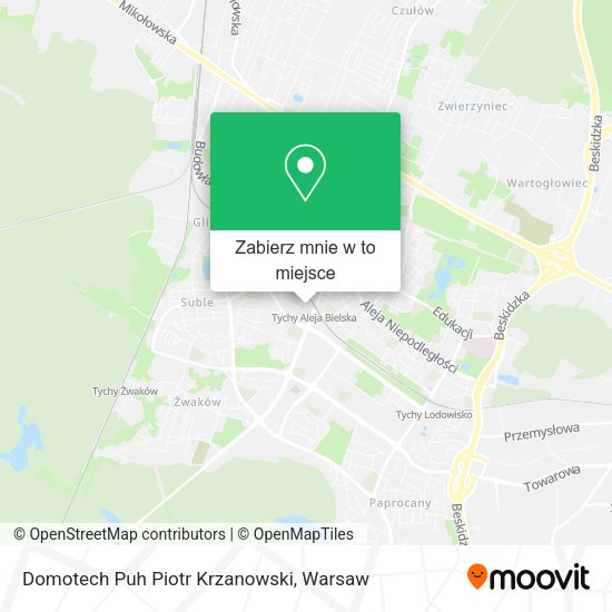 Mapa Domotech Puh Piotr Krzanowski