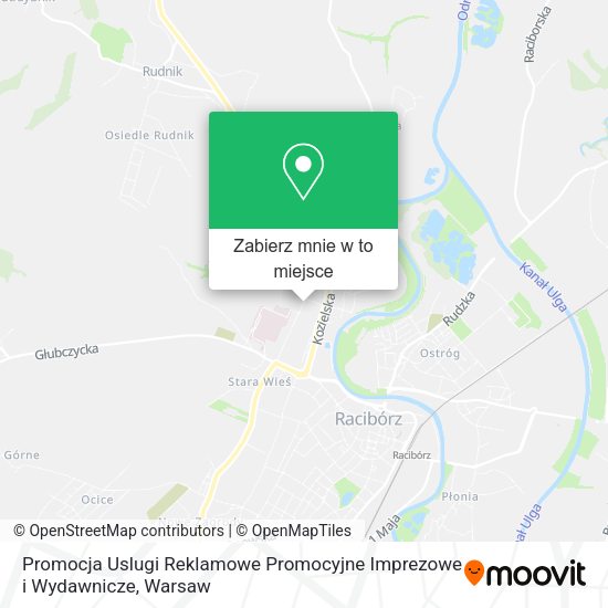 Mapa Promocja Uslugi Reklamowe Promocyjne Imprezowe i Wydawnicze