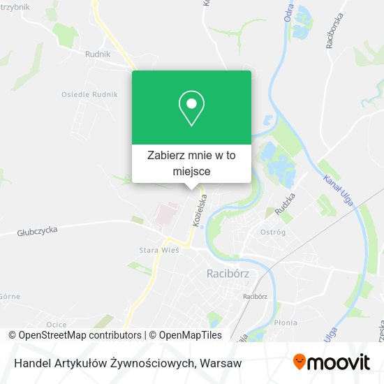 Mapa Handel Artykułów Żywnościowych