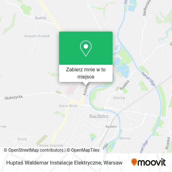 Mapa Huptaś Waldemar Instalacje Elektryczne