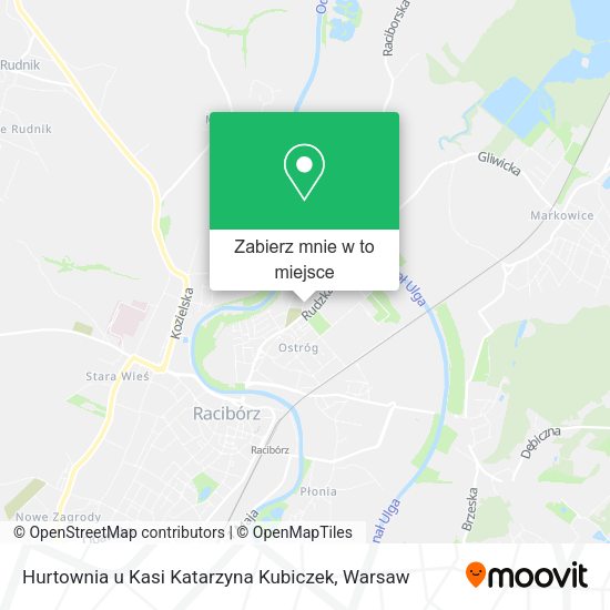 Mapa Hurtownia u Kasi Katarzyna Kubiczek