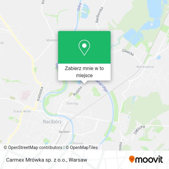 Mapa Carmex Mrówka sp. z o.o.