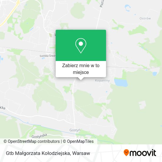 Mapa Gtb Małgorzata Kołodziejska