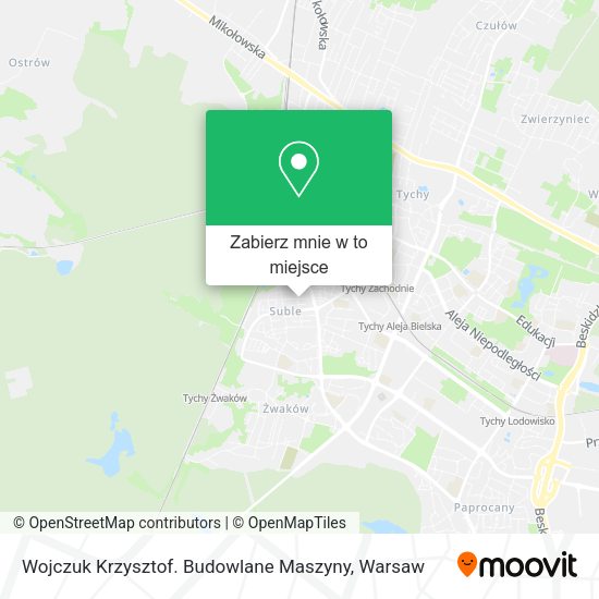 Mapa Wojczuk Krzysztof. Budowlane Maszyny