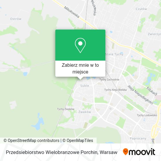 Mapa Przedsiebiorstwo Wielobranzowe Porchin