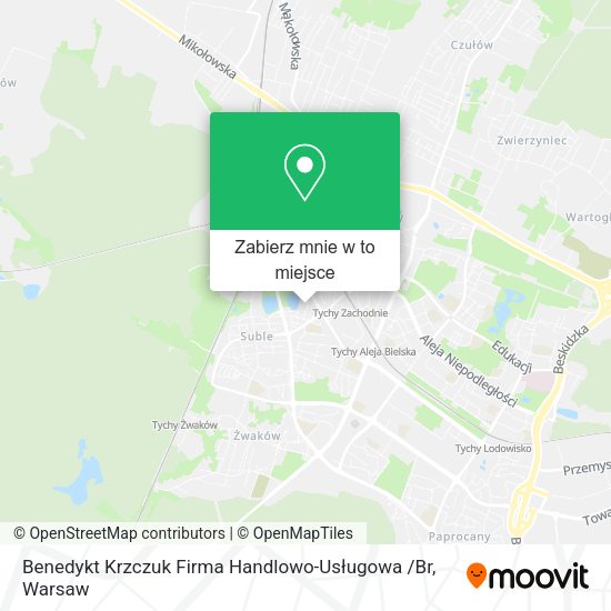 Mapa Benedykt Krzczuk Firma Handlowo-Usługowa /Br