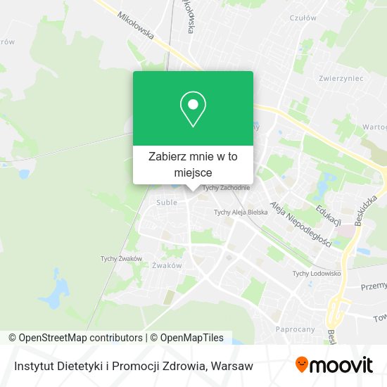 Mapa Instytut Dietetyki i Promocji Zdrowia