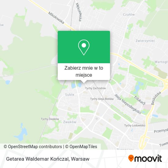 Mapa Getarea Waldemar Kończal