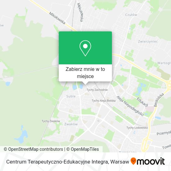 Mapa Centrum Terapeutyczno-Edukacyjne Integra