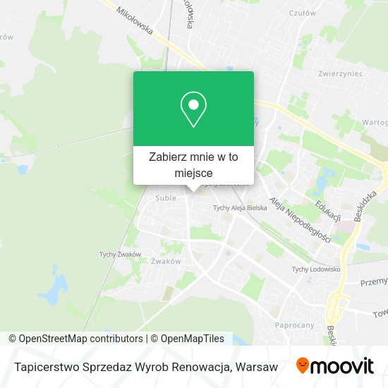 Mapa Tapicerstwo Sprzedaz Wyrob Renowacja