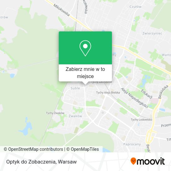 Mapa Optyk do Zobaczenia