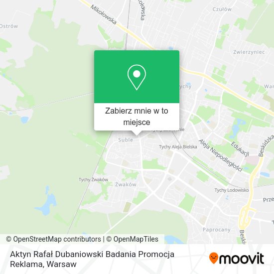 Mapa Aktyn Rafał Dubaniowski Badania Promocja Reklama