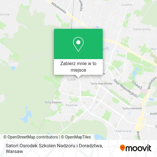 Mapa Satori Osrodek Szkolen Nadzoru i Doradztwa