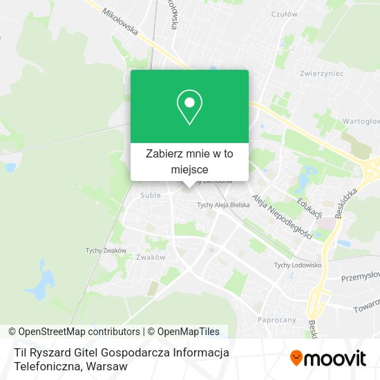 Mapa Til Ryszard Gitel Gospodarcza Informacja Telefoniczna