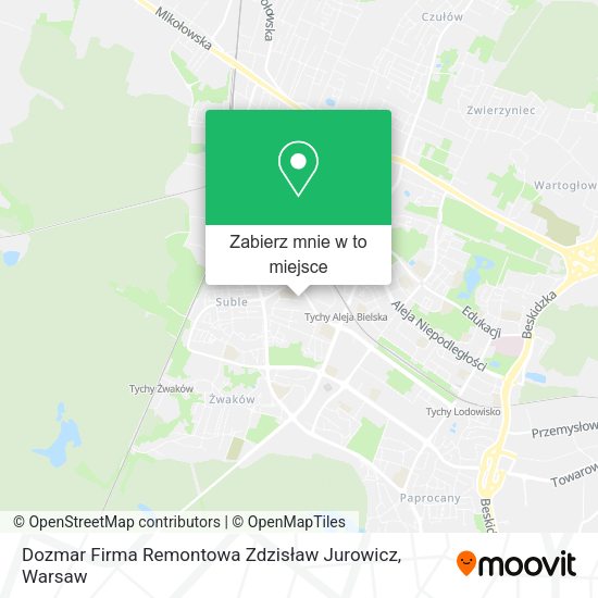 Mapa Dozmar Firma Remontowa Zdzisław Jurowicz