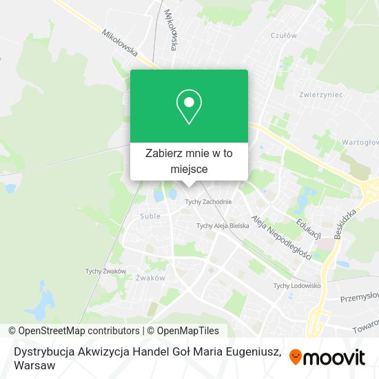 Mapa Dystrybucja Akwizycja Handel Goł Maria Eugeniusz