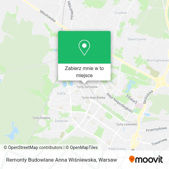 Mapa Remonty Budowlane Anna Wiśniewska