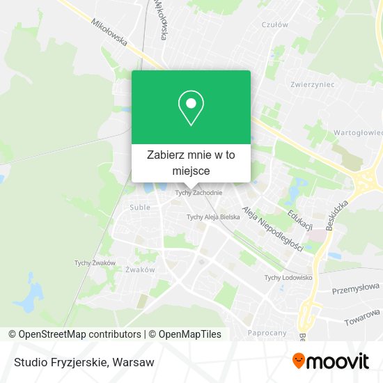 Mapa Studio Fryzjerskie