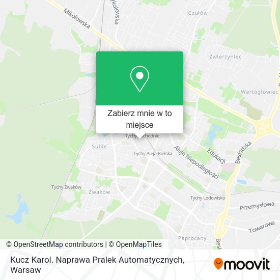 Mapa Kucz Karol. Naprawa Pralek Automatycznych