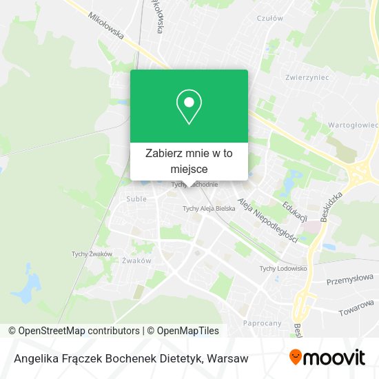 Mapa Angelika Frączek Bochenek Dietetyk