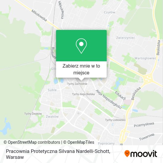 Mapa Pracownia Protetyczna Silvana Nardelli-Schott