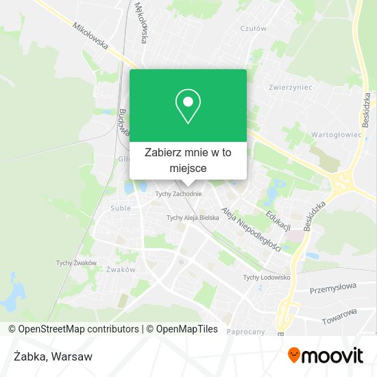 Mapa Żabka