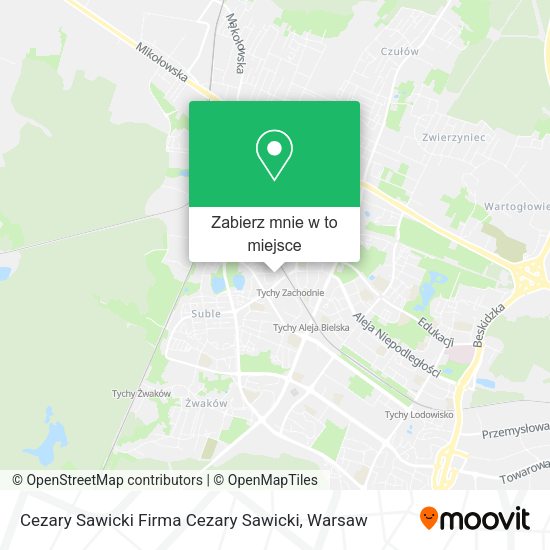 Mapa Cezary Sawicki Firma Cezary Sawicki