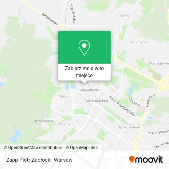 Mapa Zapp Piotr Zabłocki