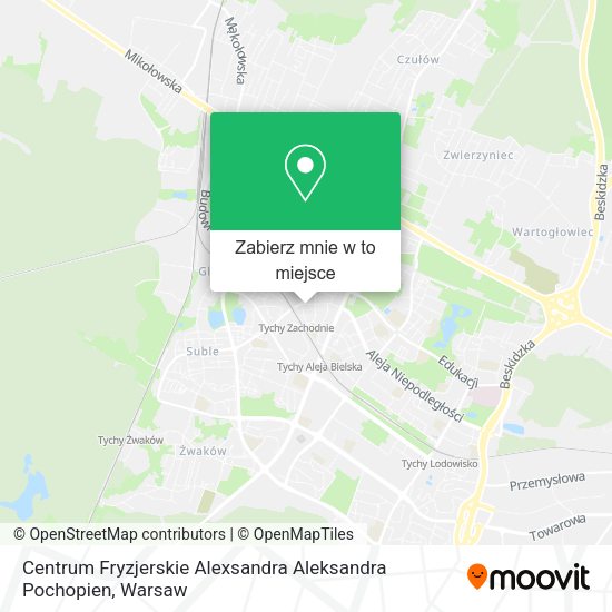 Mapa Centrum Fryzjerskie Alexsandra Aleksandra Pochopien