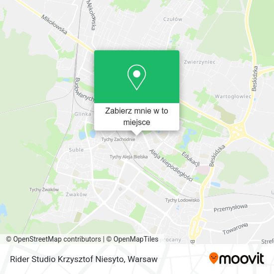 Mapa Rider Studio Krzysztof Niesyto