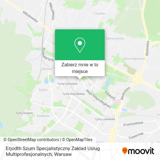 Mapa Erjodth Szum Specjalistyczny Zaklad Uslug Multiprofesjonalnych