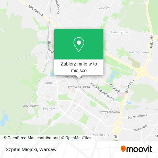 Mapa Szpital Miejski