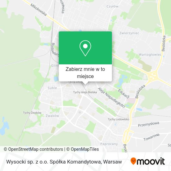 Mapa Wysocki sp. z o.o. Spółka Komandytowa