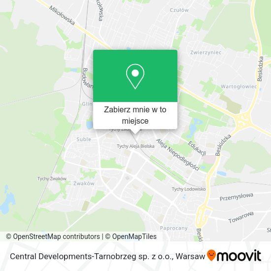 Mapa Central Developments-Tarnobrzeg sp. z o.o.