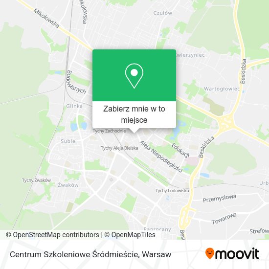 Mapa Centrum Szkoleniowe Śródmieście