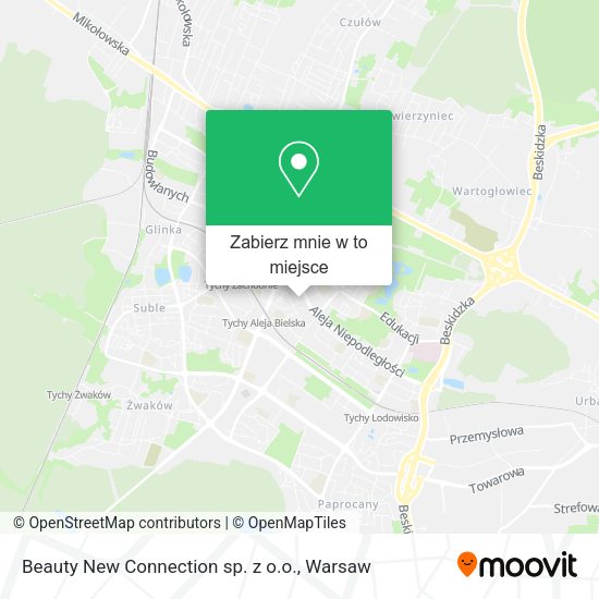 Mapa Beauty New Connection sp. z o.o.
