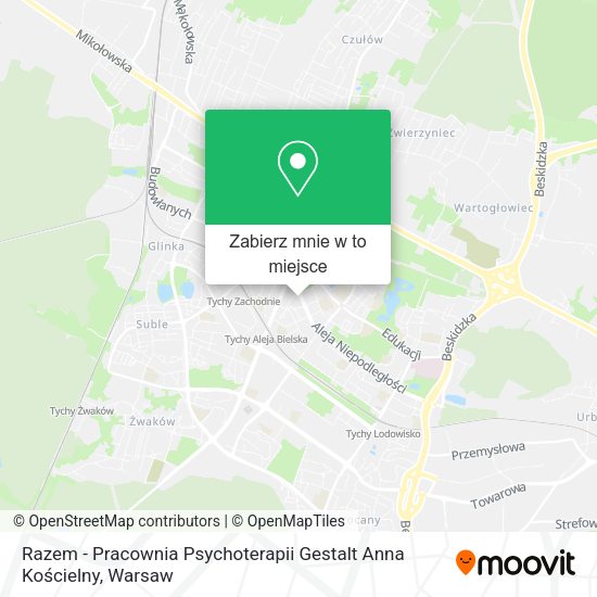 Mapa Razem - Pracownia Psychoterapii Gestalt Anna Kościelny