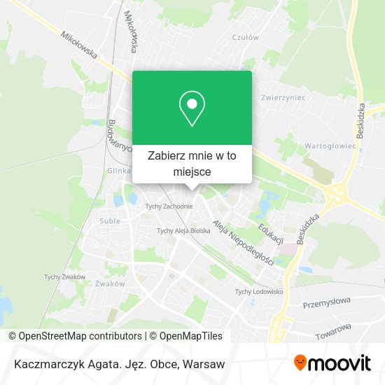 Mapa Kaczmarczyk Agata. Jęz. Obce