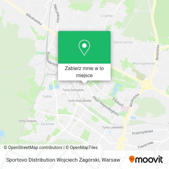 Mapa Sportovo Distribution Wojciech Zagórski