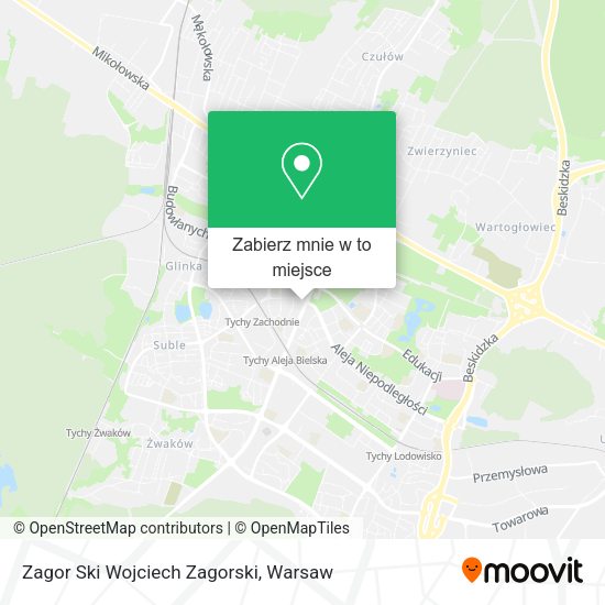 Mapa Zagor Ski Wojciech Zagorski