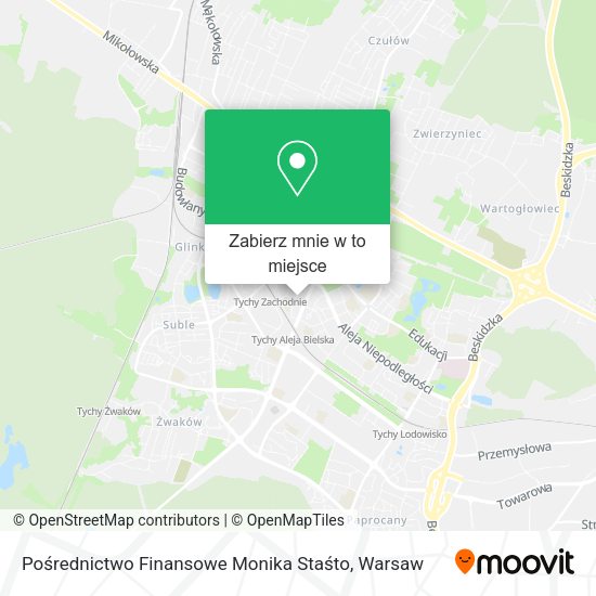 Mapa Pośrednictwo Finansowe Monika Staśto